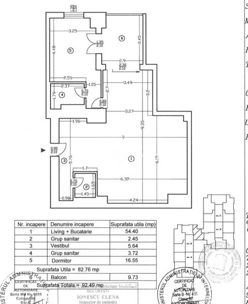 UpGround Residence 0% comision, 93 mp, apartament 2 camere